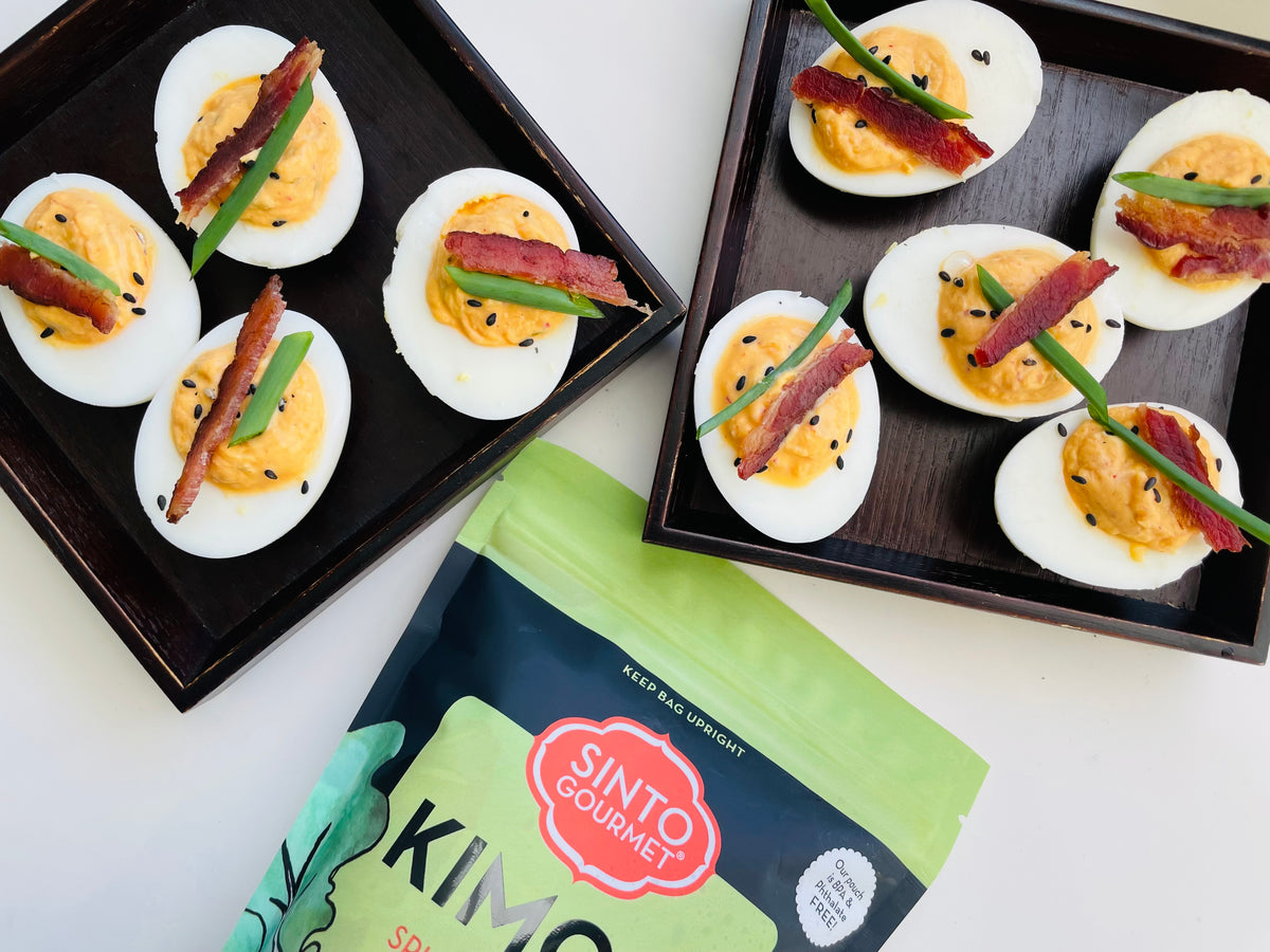 Kimchi Deviled Egg – Sinto Gourmet