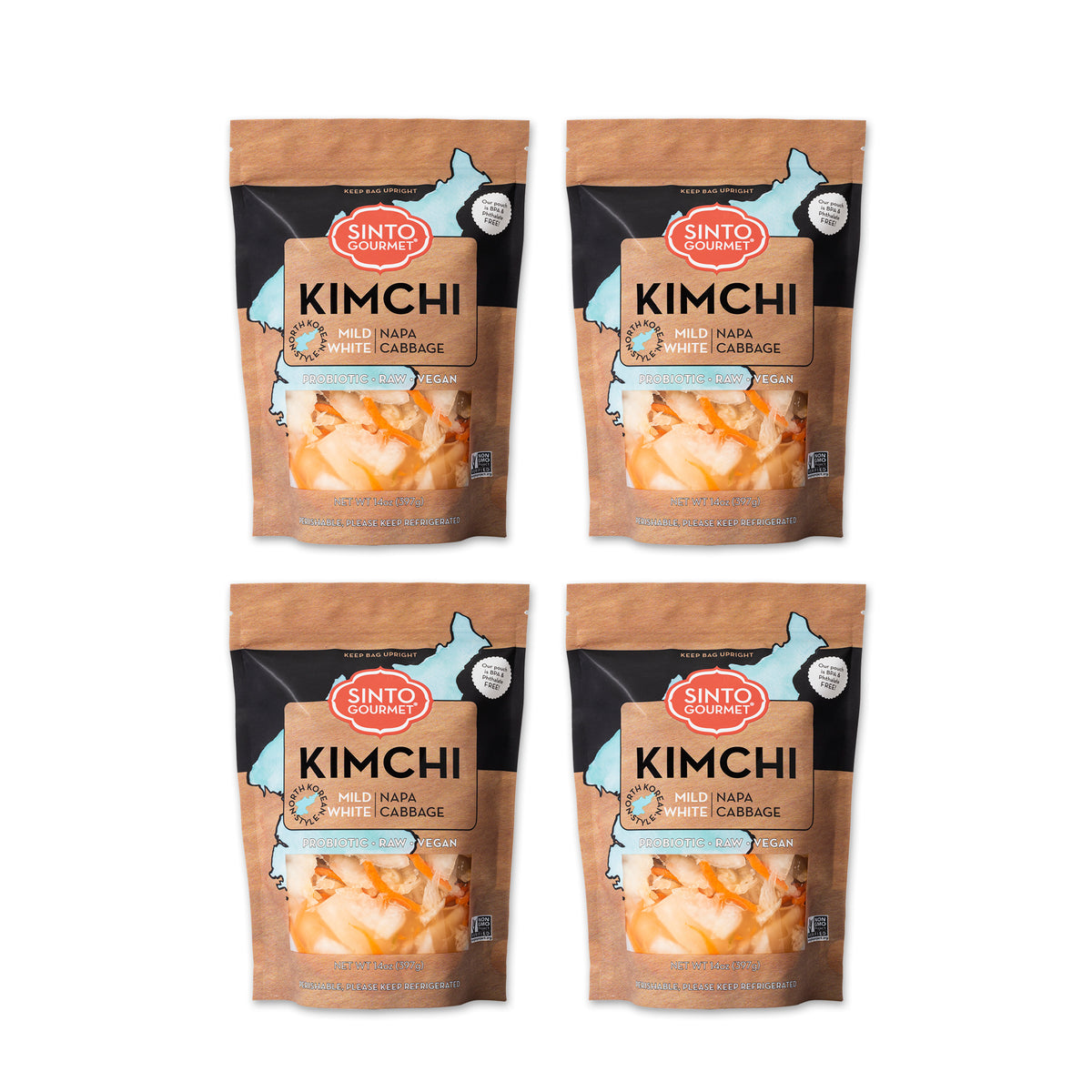 Kimchi - Mild White Napa Cabbage | Sinto Gourmet