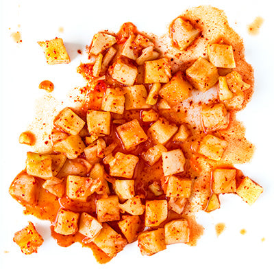 Kimchi - Spicy Red Korean Mu Radish